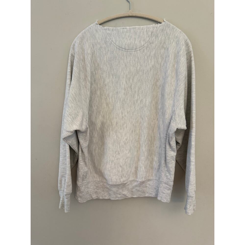 Champion Reverse Weave Columbia‎ Sweatshirt Cutoff Neck Gray Size S Oversized - Picture 3 of 7